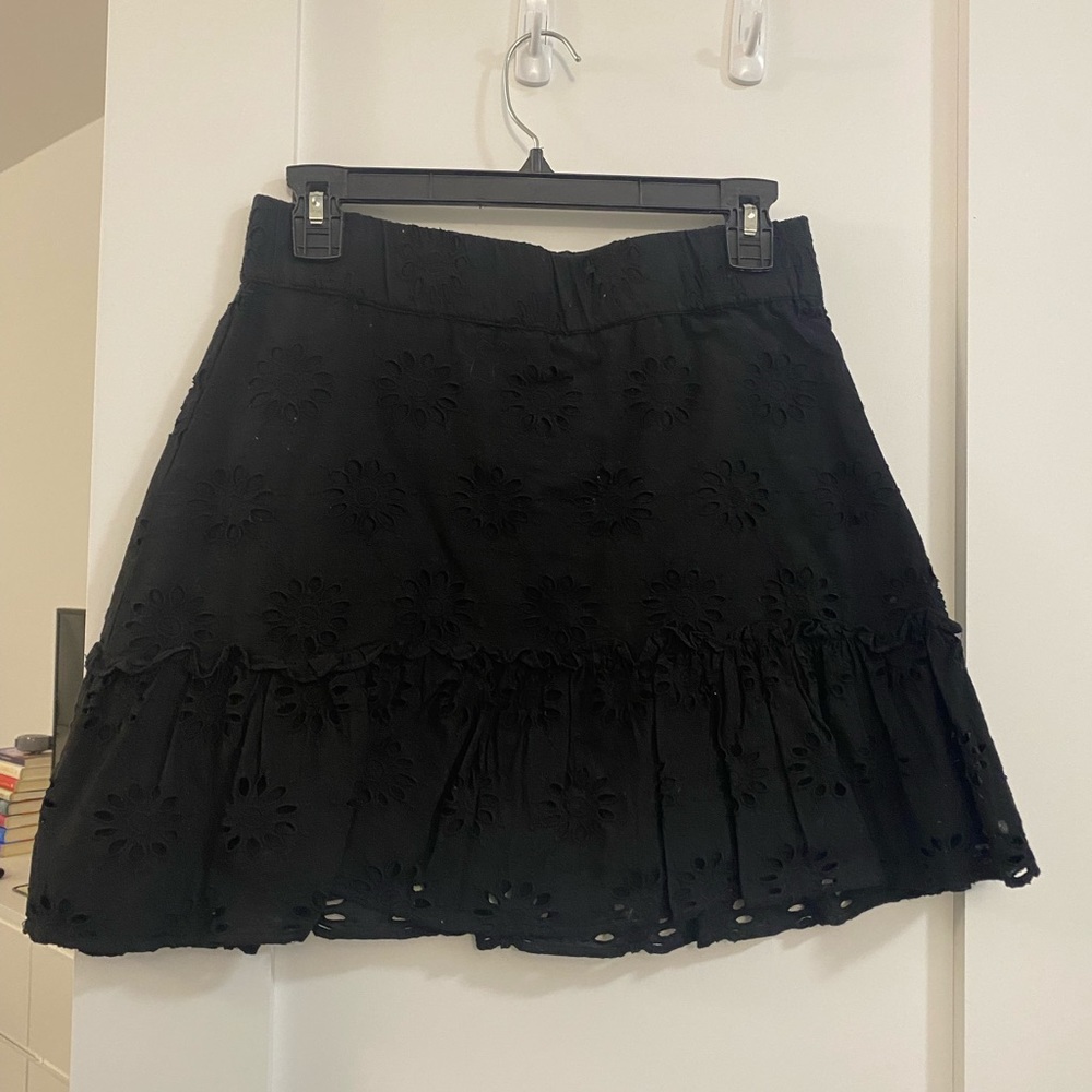 Zara Perforated Design Skirt